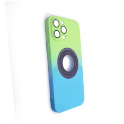 Magnetic Case with Camera Lens for Apple iPhone 14 Pro Max Green
